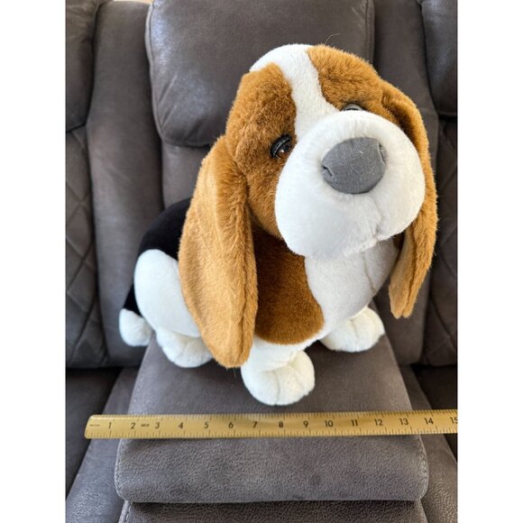 Land Love by Windsor Toys Vtg 1985 Bassett Hound Puppy Dog Plush Stuffie Korea - Picture 12 of 12